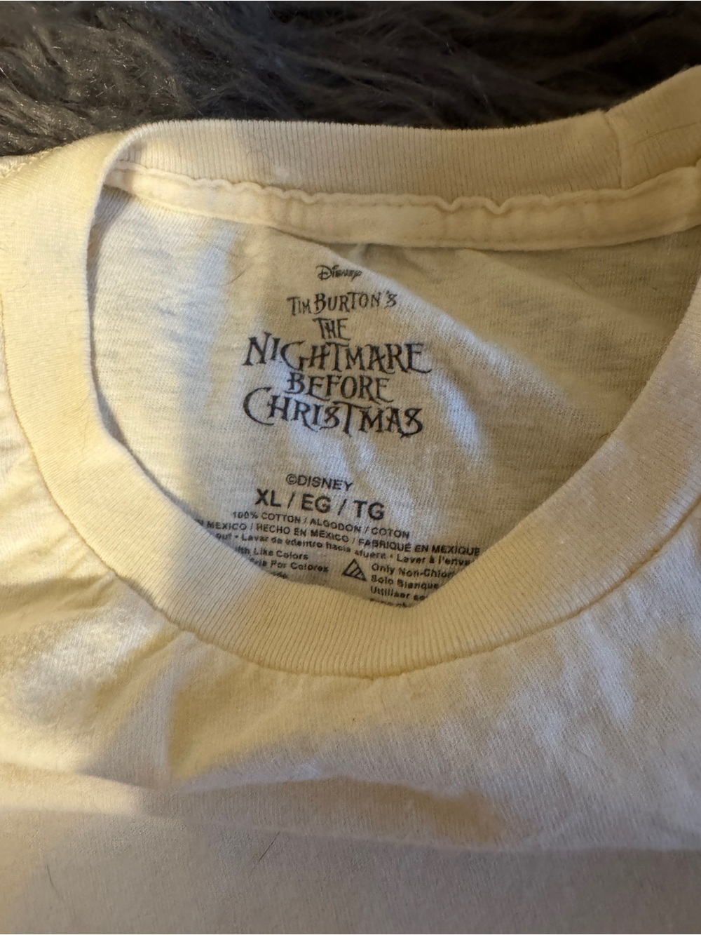 Disney The Nightmare Before Christmas Cream Graphic Tee - Picture 7 of 8
